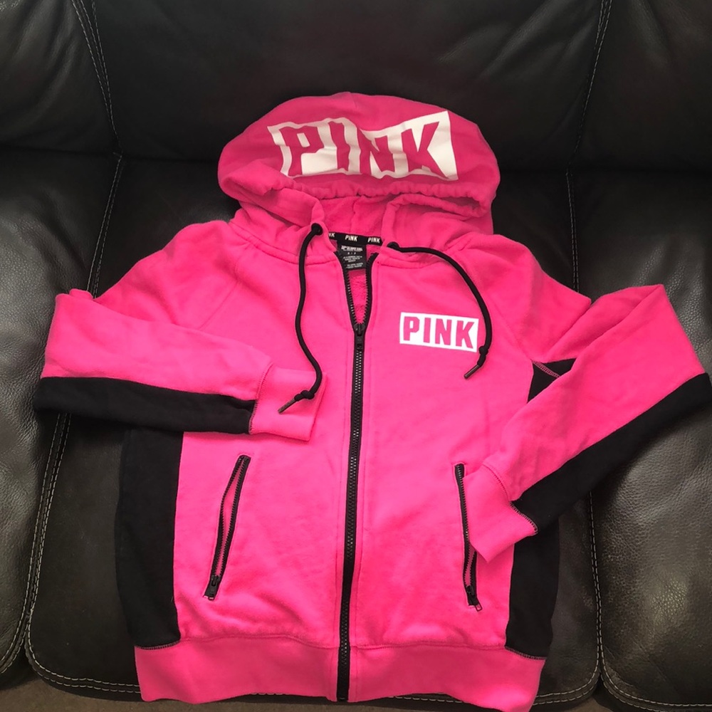 PINK zip up hoodie!